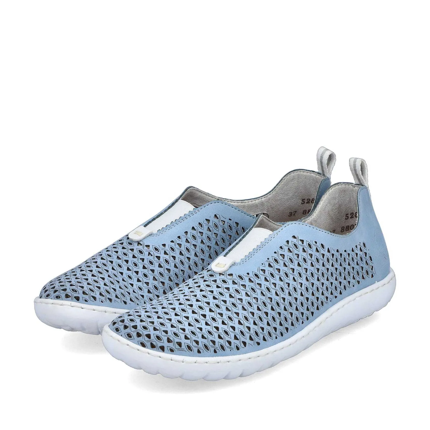 Rieker Colorful Styles-Women'S Slippers Light Blue
