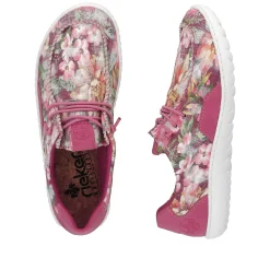 Rieker Colorful Styles-Women'S Slippers Magenta-Multi
