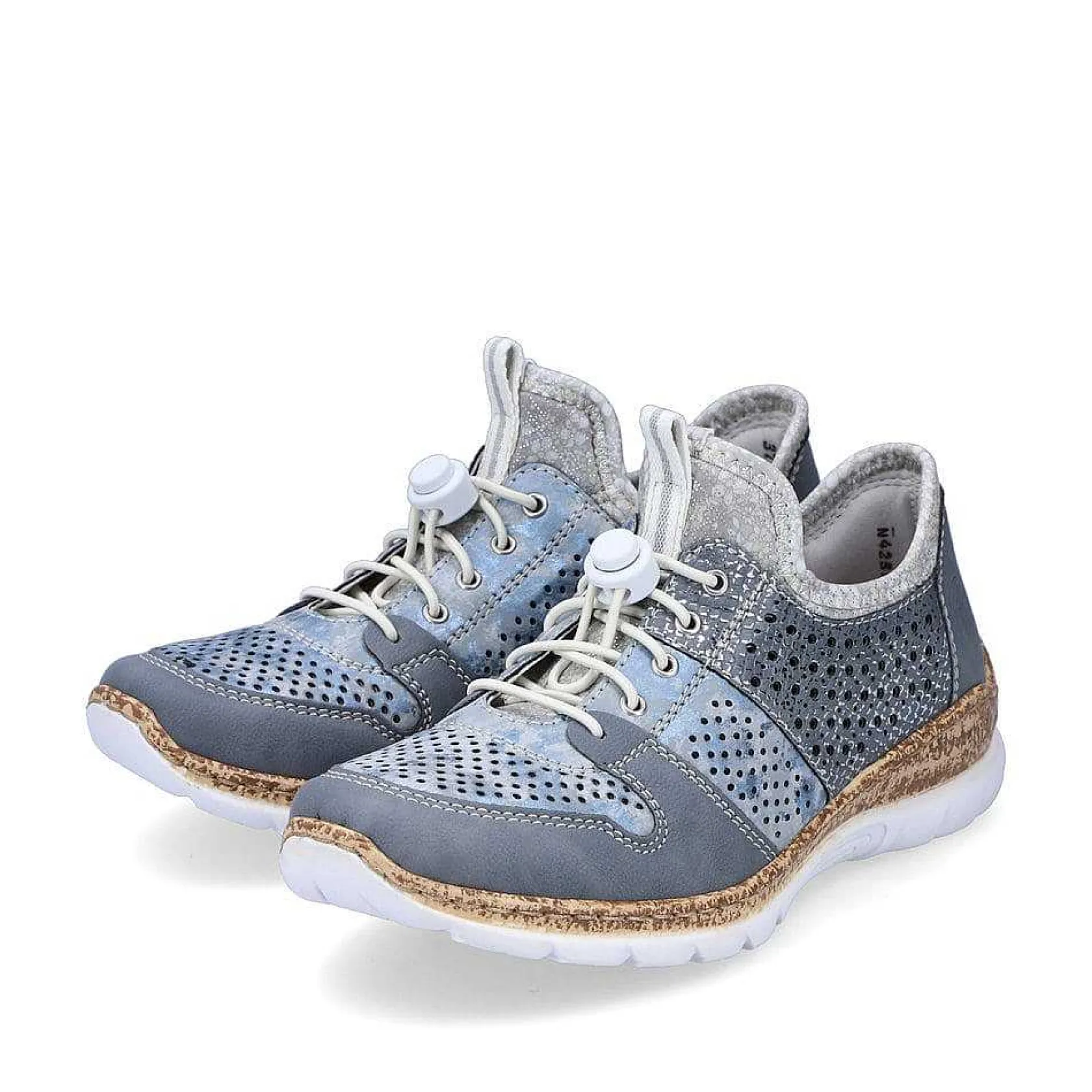 Rieker Low Shoes & Slippers-Women'S Slippers Metallic Blue
