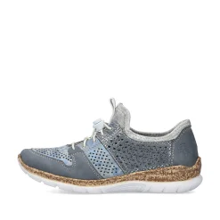 Rieker Low Shoes & Slippers-Women'S Slippers Metallic Blue