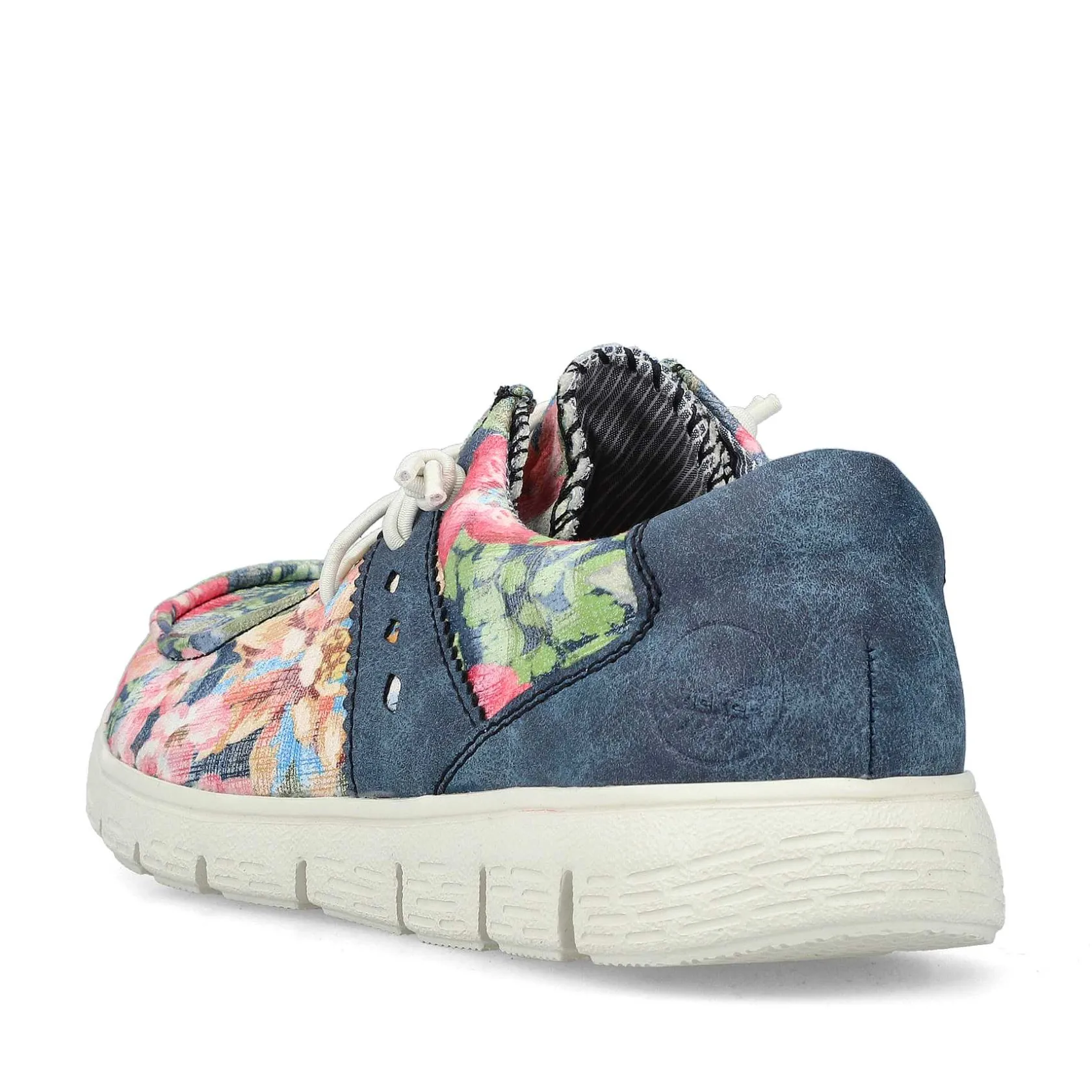 Rieker Vegan-Women'S Slippers Multi-Denim Blue