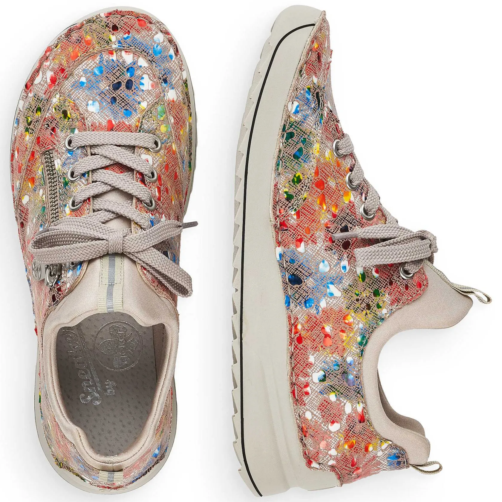 Rieker Low Shoes & Slippers-Women'S Slippers Multi-Beige