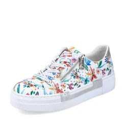 Rieker Colorful Styles-Women'S Slippers Multi-Pure White