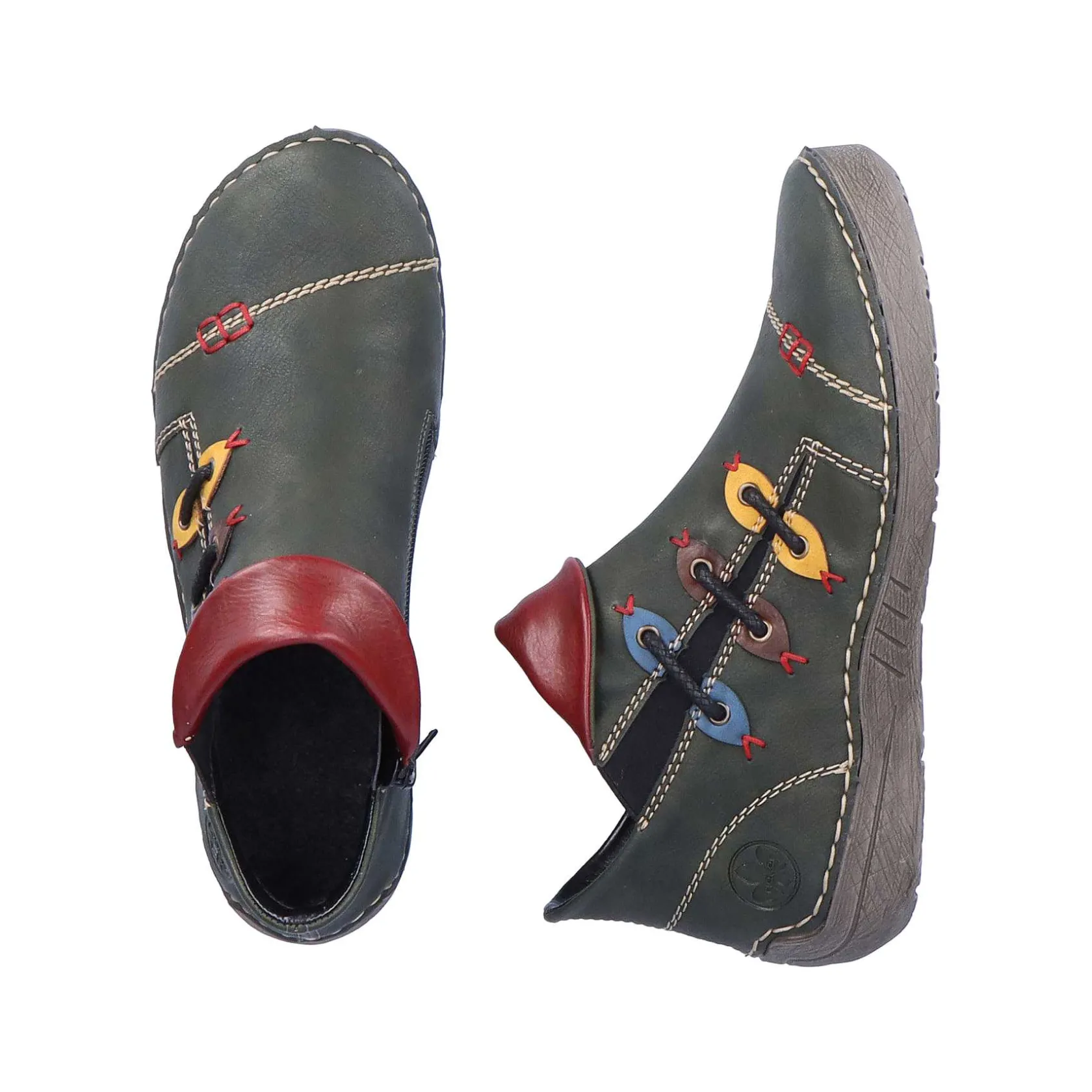 Rieker Low Shoes & Slippers-Women'S Slippers Olive Green