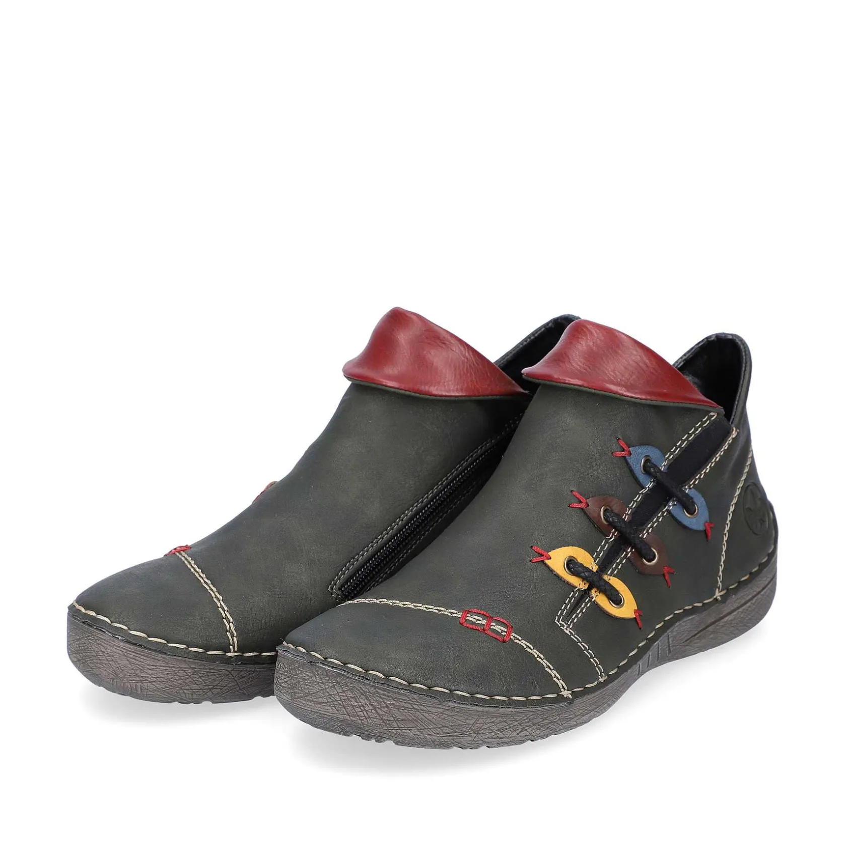 Rieker Low Shoes & Slippers-Women'S Slippers Olive Green