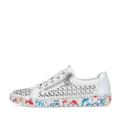 Rieker Colorful Styles-Women'S Slippers Old White