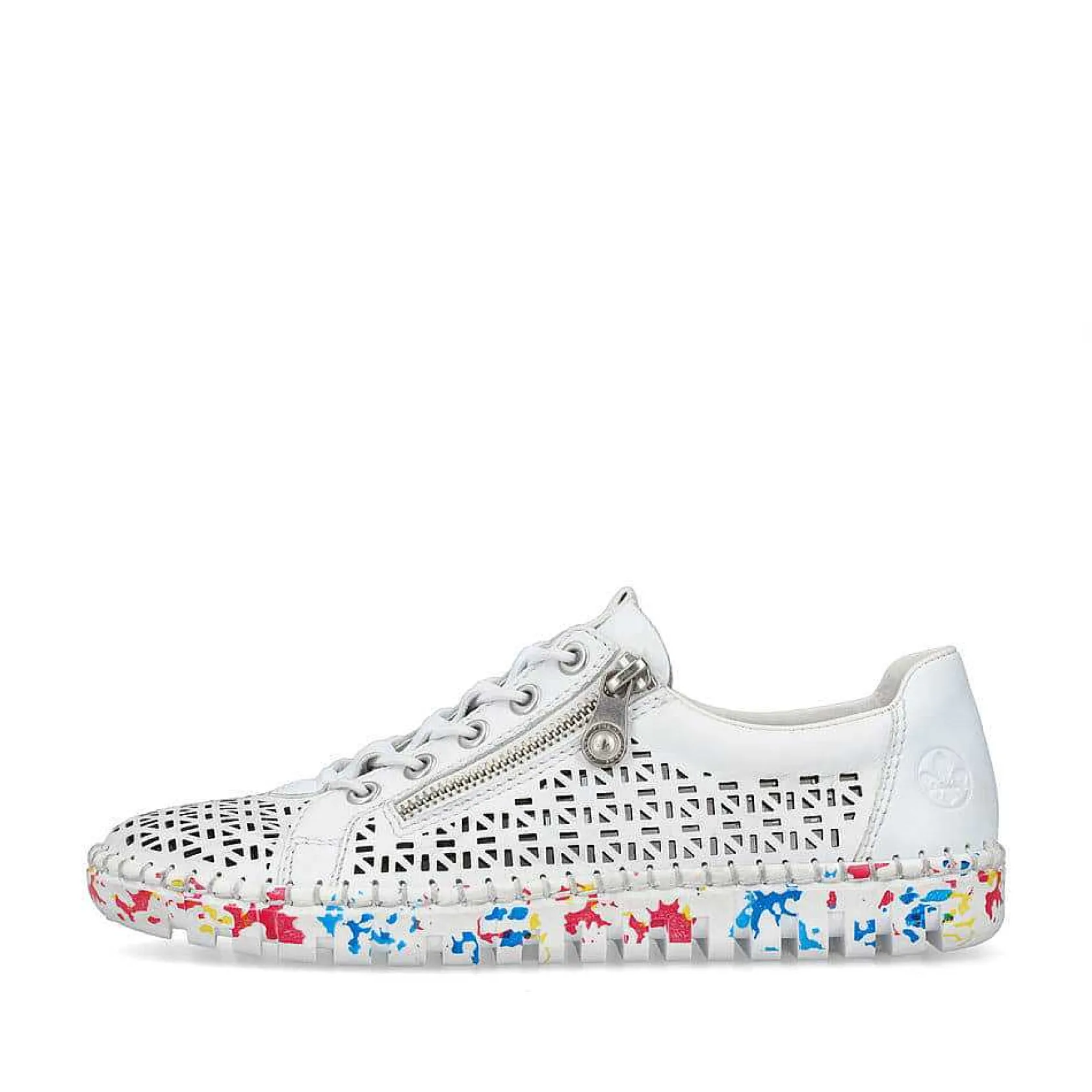 Rieker Colorful Styles-Women'S Slippers Old White