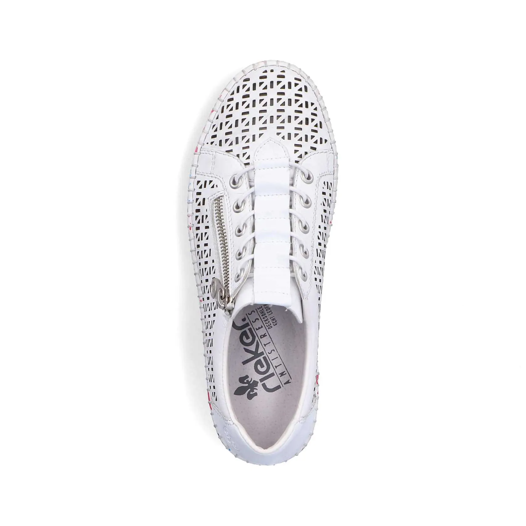 Rieker Colorful Styles-Women'S Slippers Old White