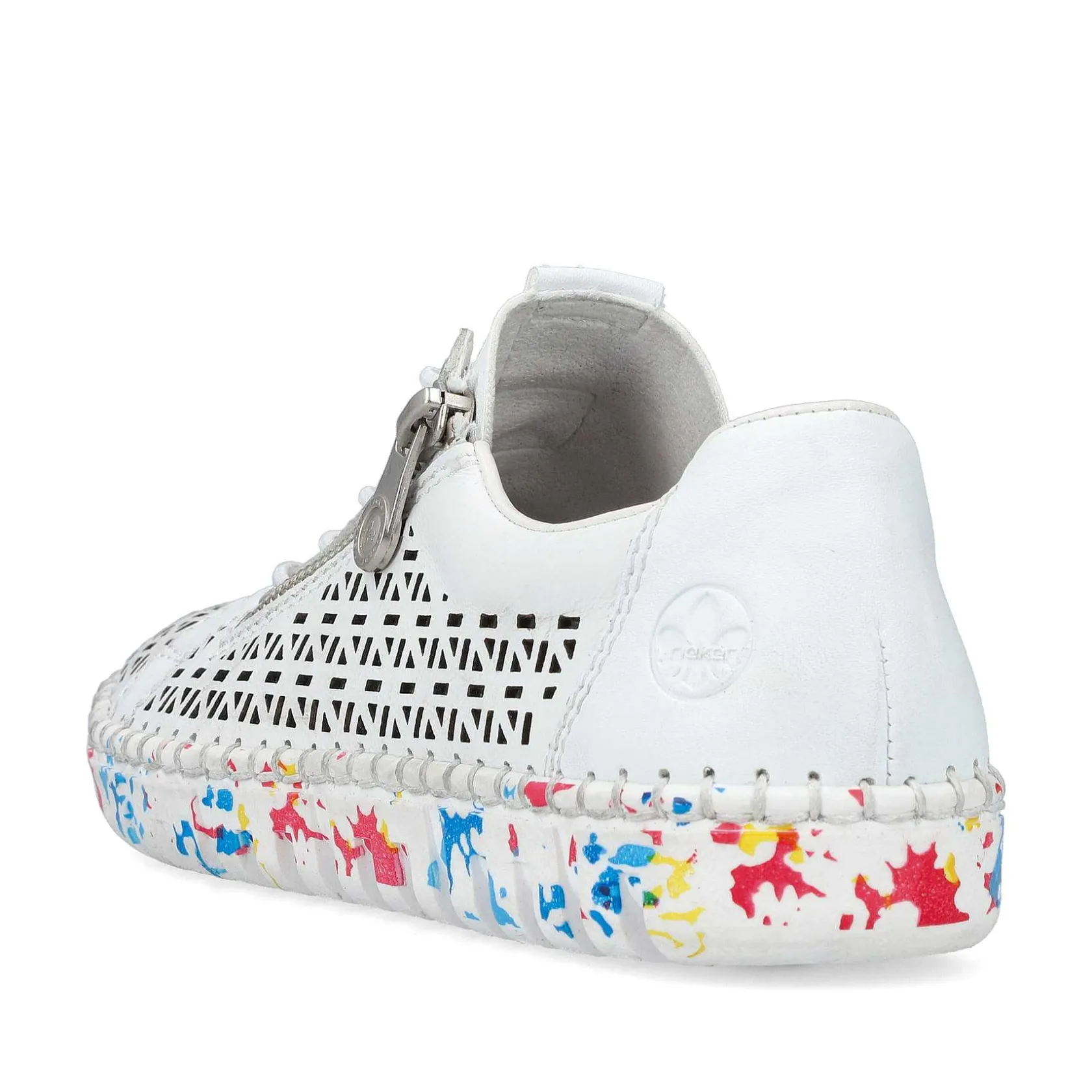 Rieker Colorful Styles-Women'S Slippers Old White