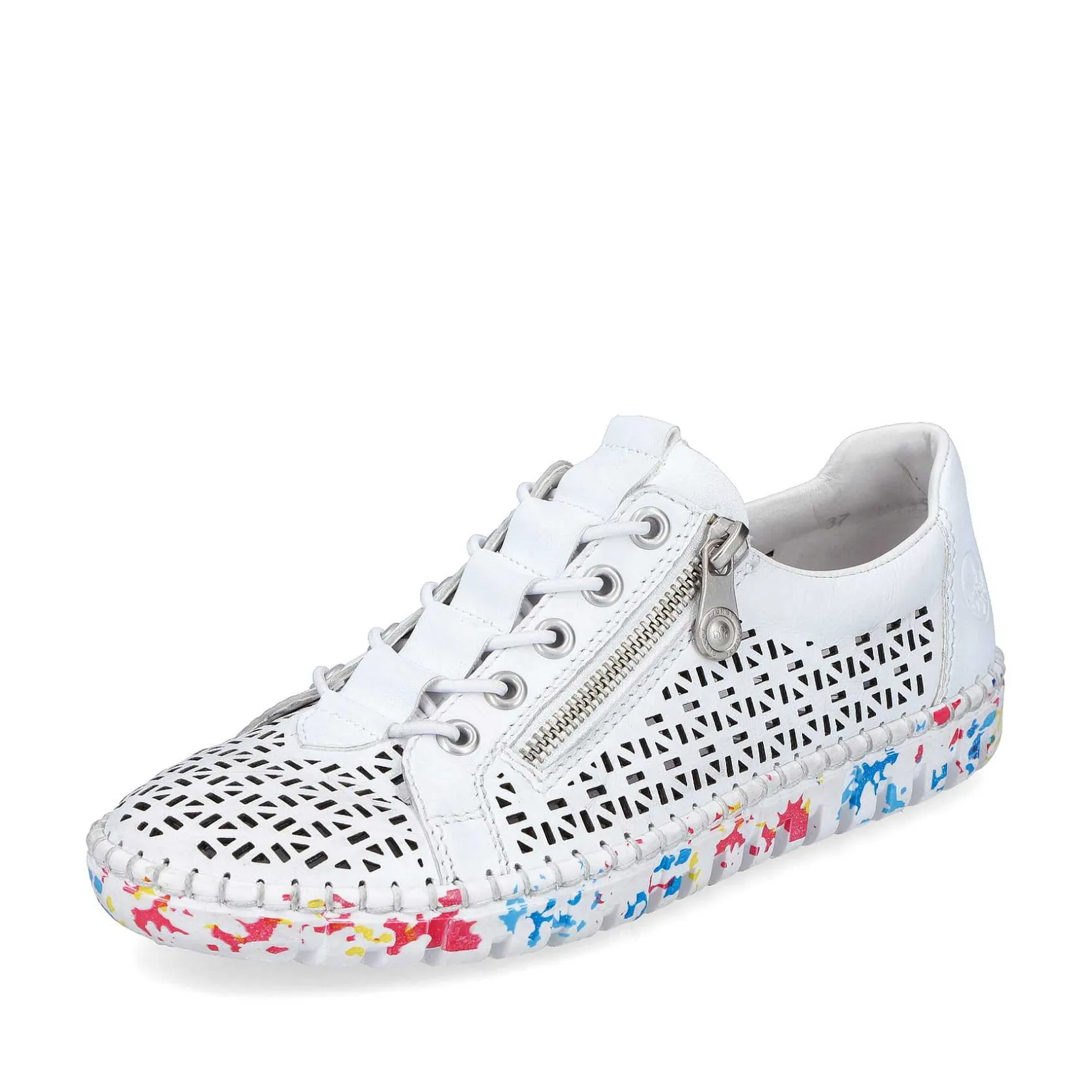 Rieker Colorful Styles-Women'S Slippers Old White