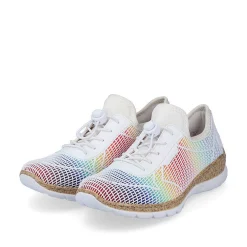 Rieker Colorful Styles-Women'S Slippers Rainbow Colors