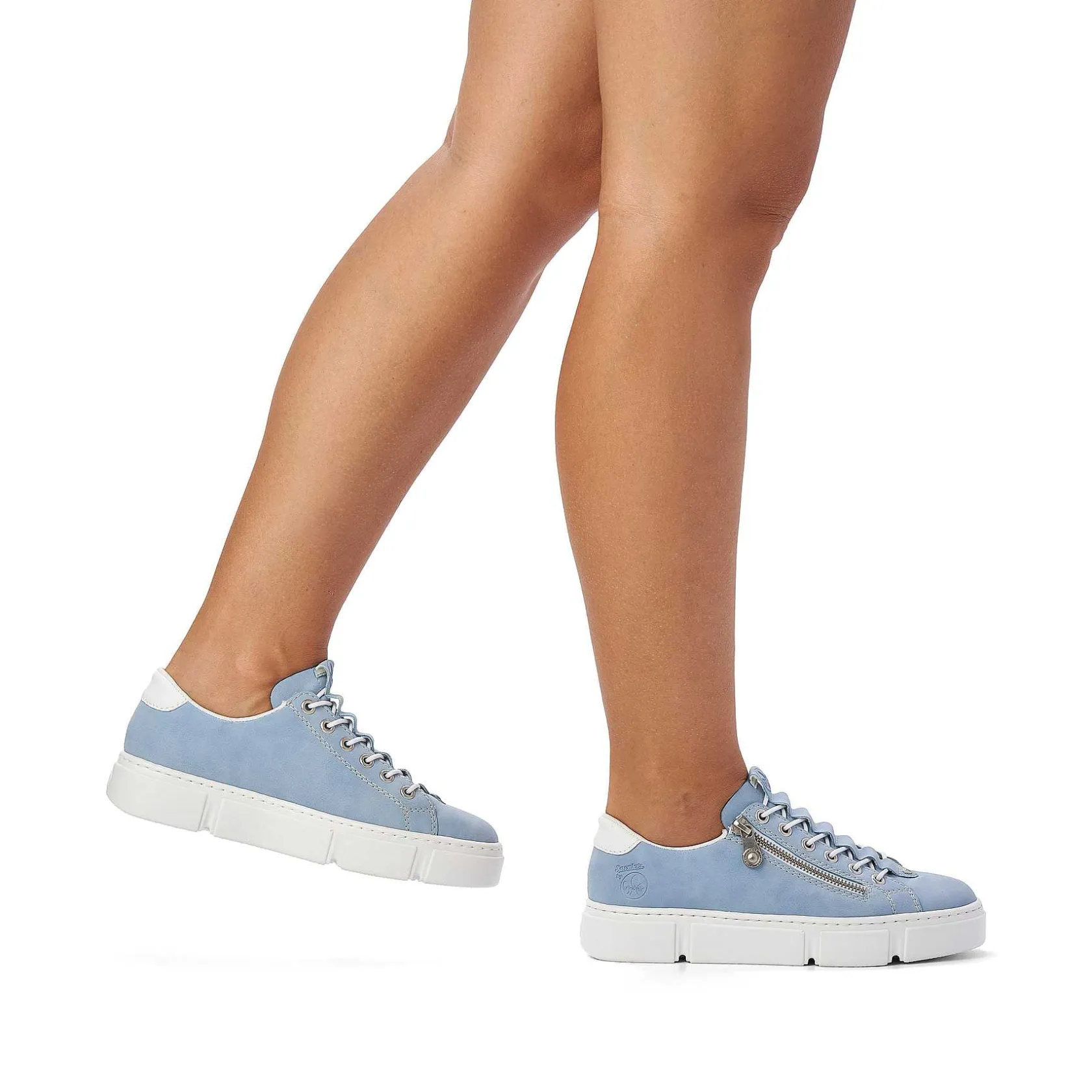 Rieker Colorful Styles-Women'S Slippers Sky Blue