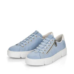 Rieker Colorful Styles-Women'S Slippers Sky Blue