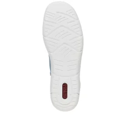 Rieker Colorful Styles-Women'S Slippers Sky Blue-Pure White