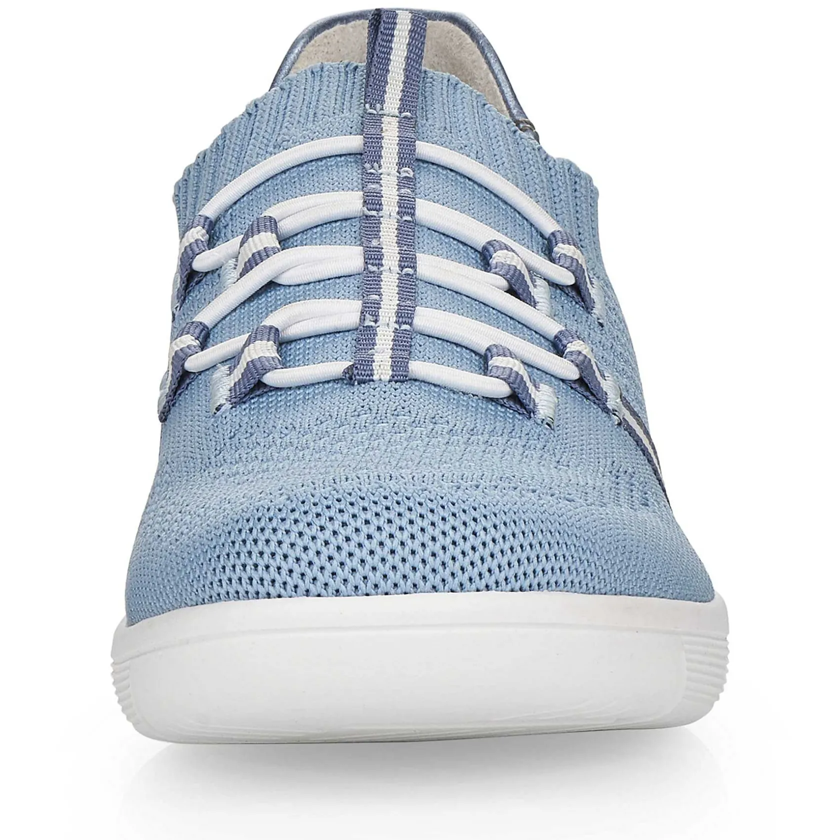 Rieker Colorful Styles-Women'S Slippers Sky Blue-Pure White