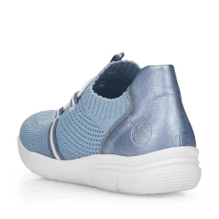 Rieker Colorful Styles-Women'S Slippers Sky Blue-Pure White