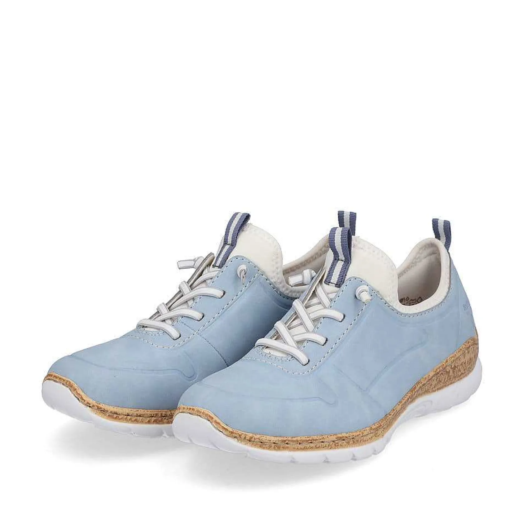 Rieker Colorful Styles-Women'S Slippers Sky Blue