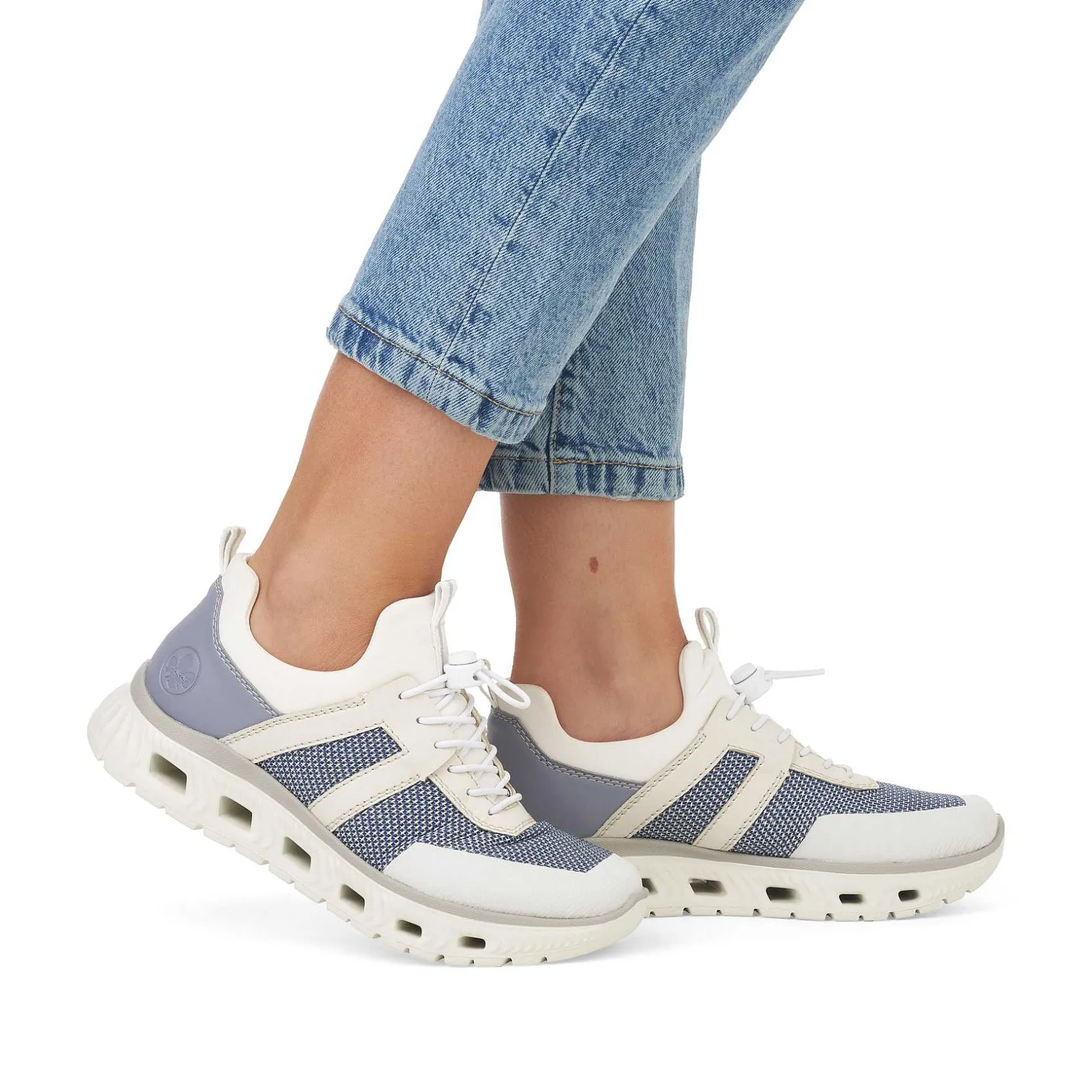 Rieker Colorful Styles-Women'S Slippers Swan White