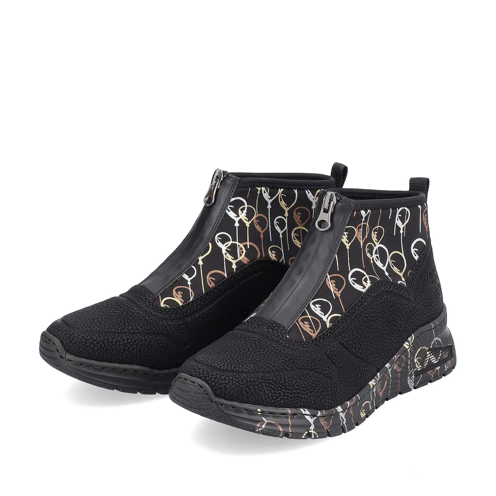 Rieker Sneakers-Women'S Sneaker High Urban Black