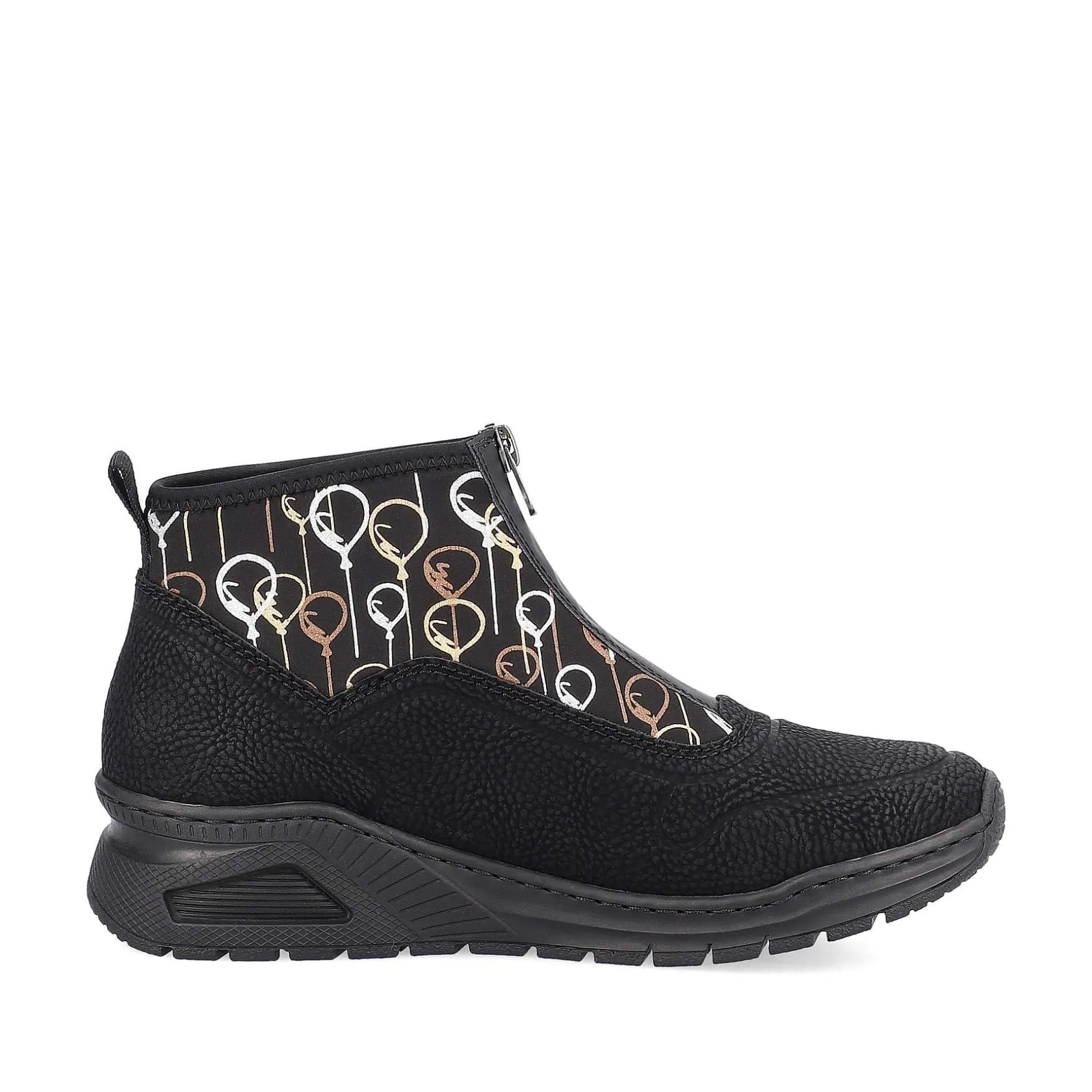 Rieker Sneakers-Women'S Sneaker High Urban Black