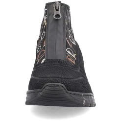 Rieker Sneakers-Women'S Sneaker High Urban Black