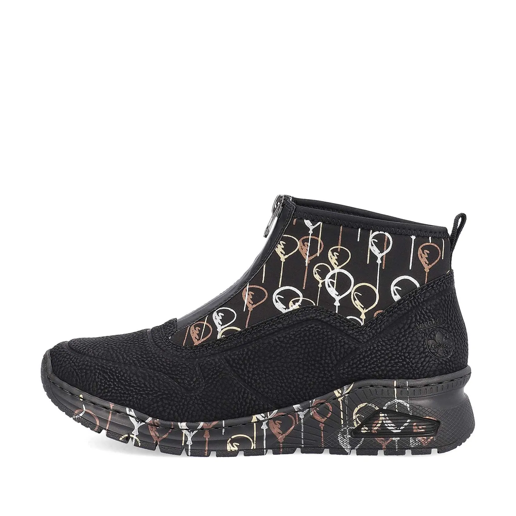 Rieker Sneakers-Women'S Sneaker High Urban Black