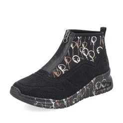 Rieker Sneakers-Women'S Sneaker High Urban Black