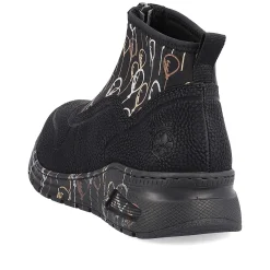 Rieker Sneakers-Women'S Sneaker High Urban Black
