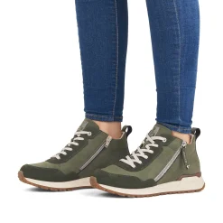 Rieker Sneakers-Women'S Sneaker High Leaf Green
