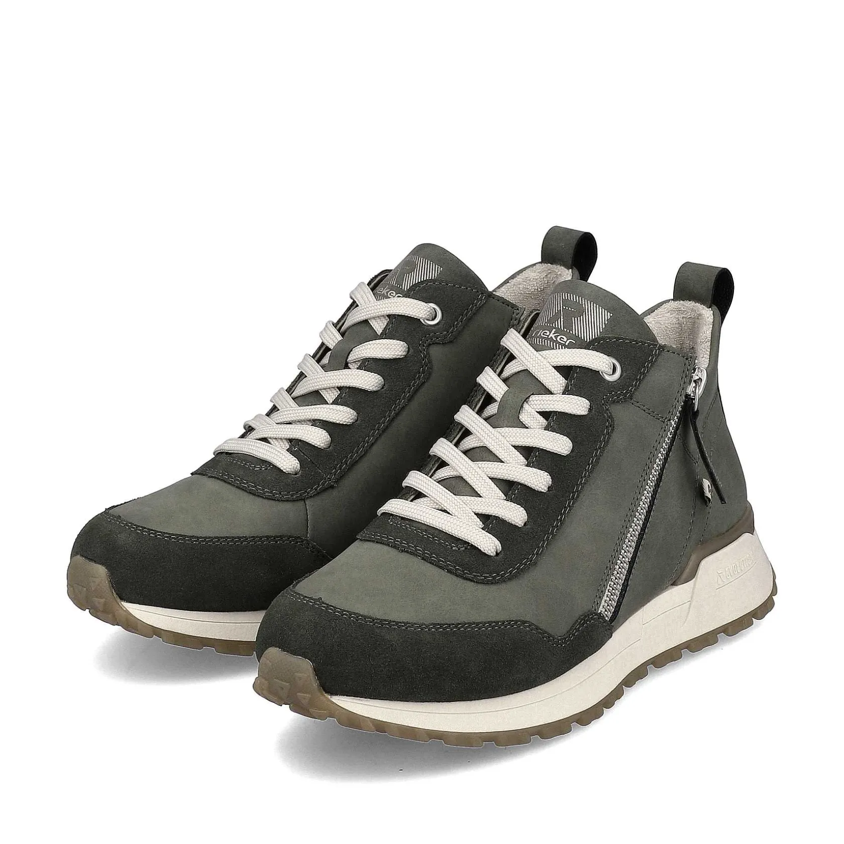 Rieker Sneakers-Women'S Sneaker High Leaf Green