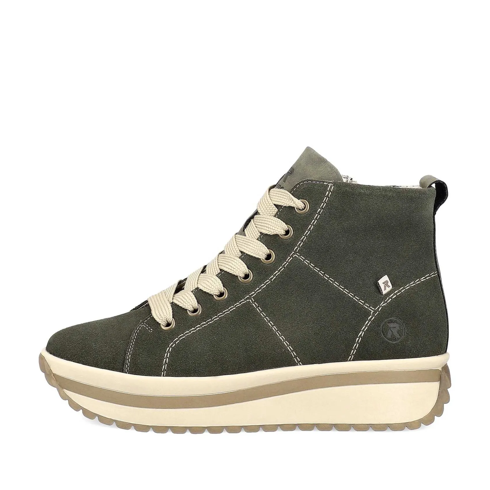 Rieker Sneakers-Women'S Sneaker High Khaki