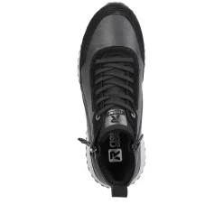 Rieker Sneakers-Women'S Sneaker High Steel Black
