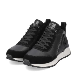 Rieker Sneakers-Women'S Sneaker High Steel Black