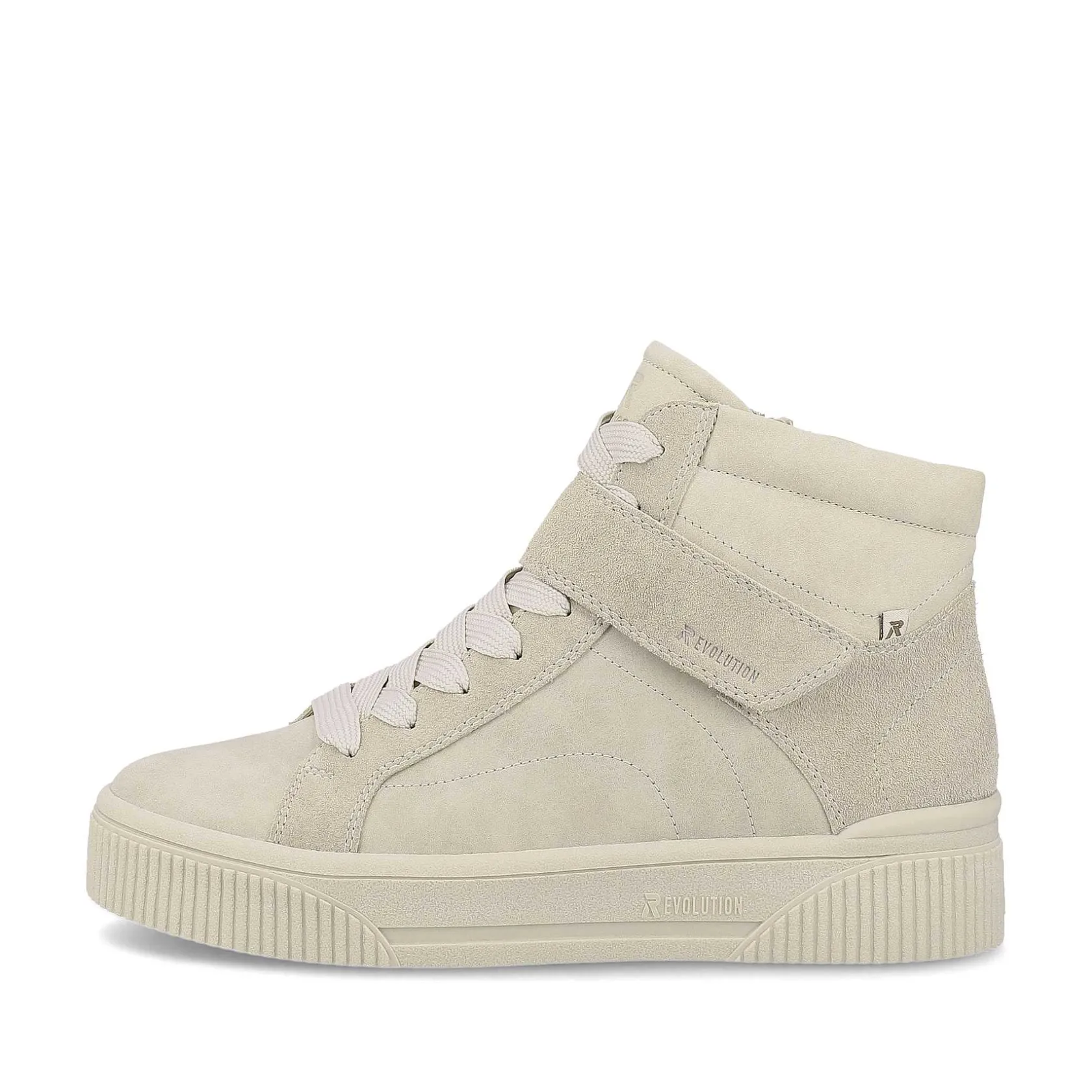 Rieker Sneakers-Women'S Sneaker High Cream Beige