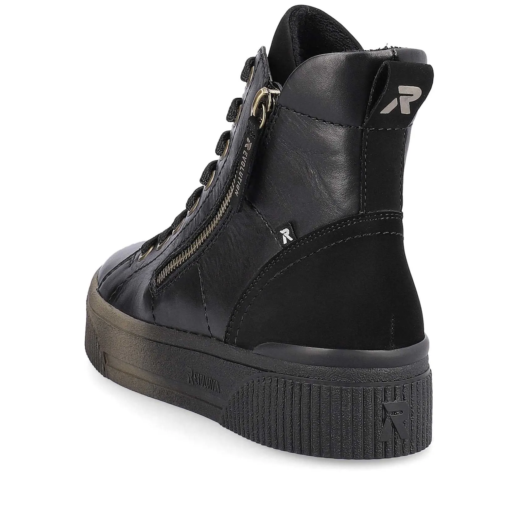 Rieker Sneakers-Women'S Sneaker High Urban Black