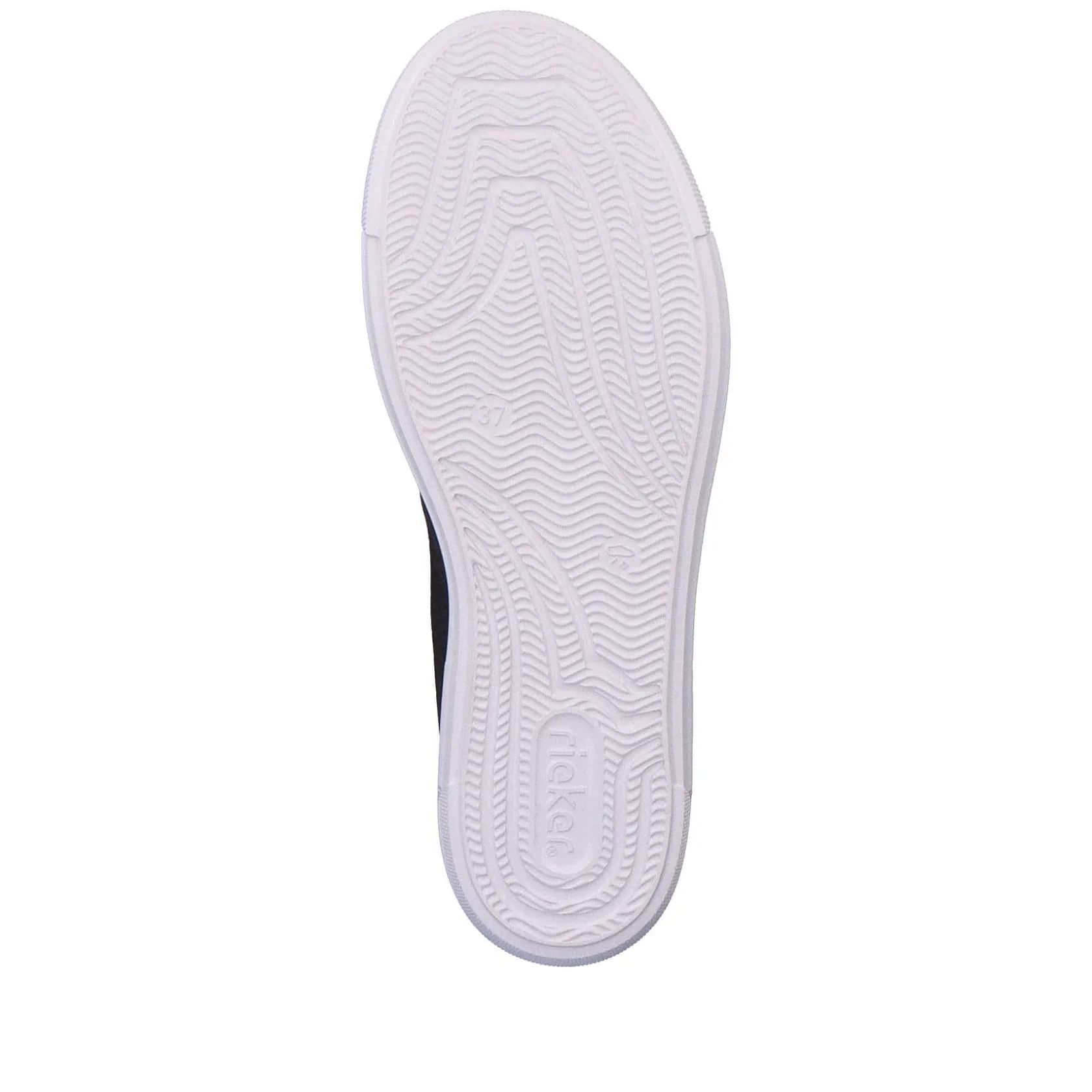 Rieker Sneakers-Women'S Sneaker High Night Black-Crystal White