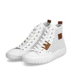 Rieker Sneakers-Women'S Sneaker High Brilliant White