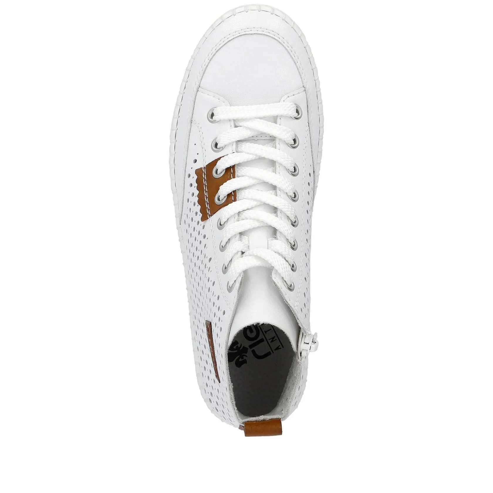 Rieker Sneakers-Women'S Sneaker High Brilliant White