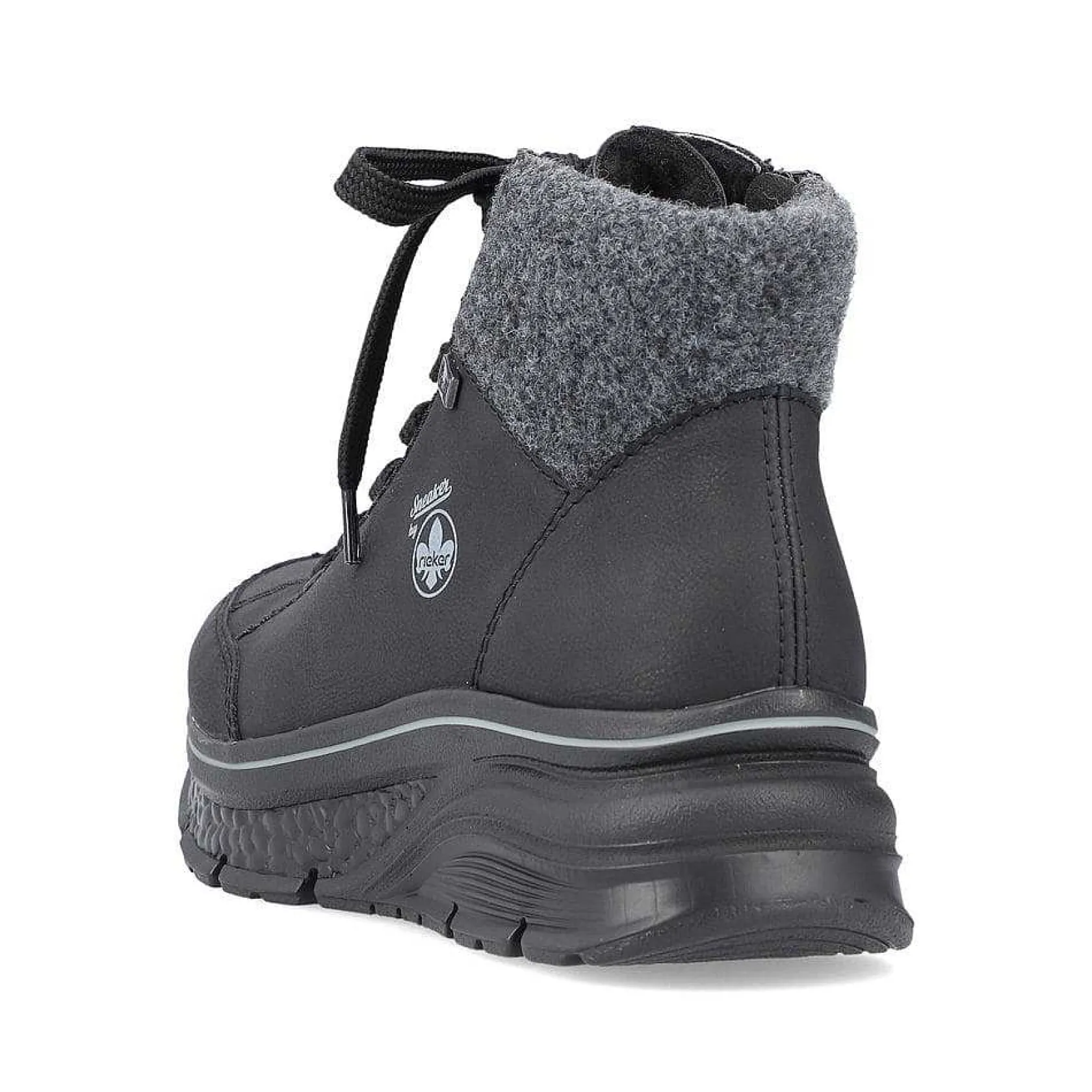 Rieker Sneakers-Women'S Sneaker High Deep Black