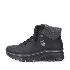 Rieker Sneakers-Women'S Sneaker High Deep Black