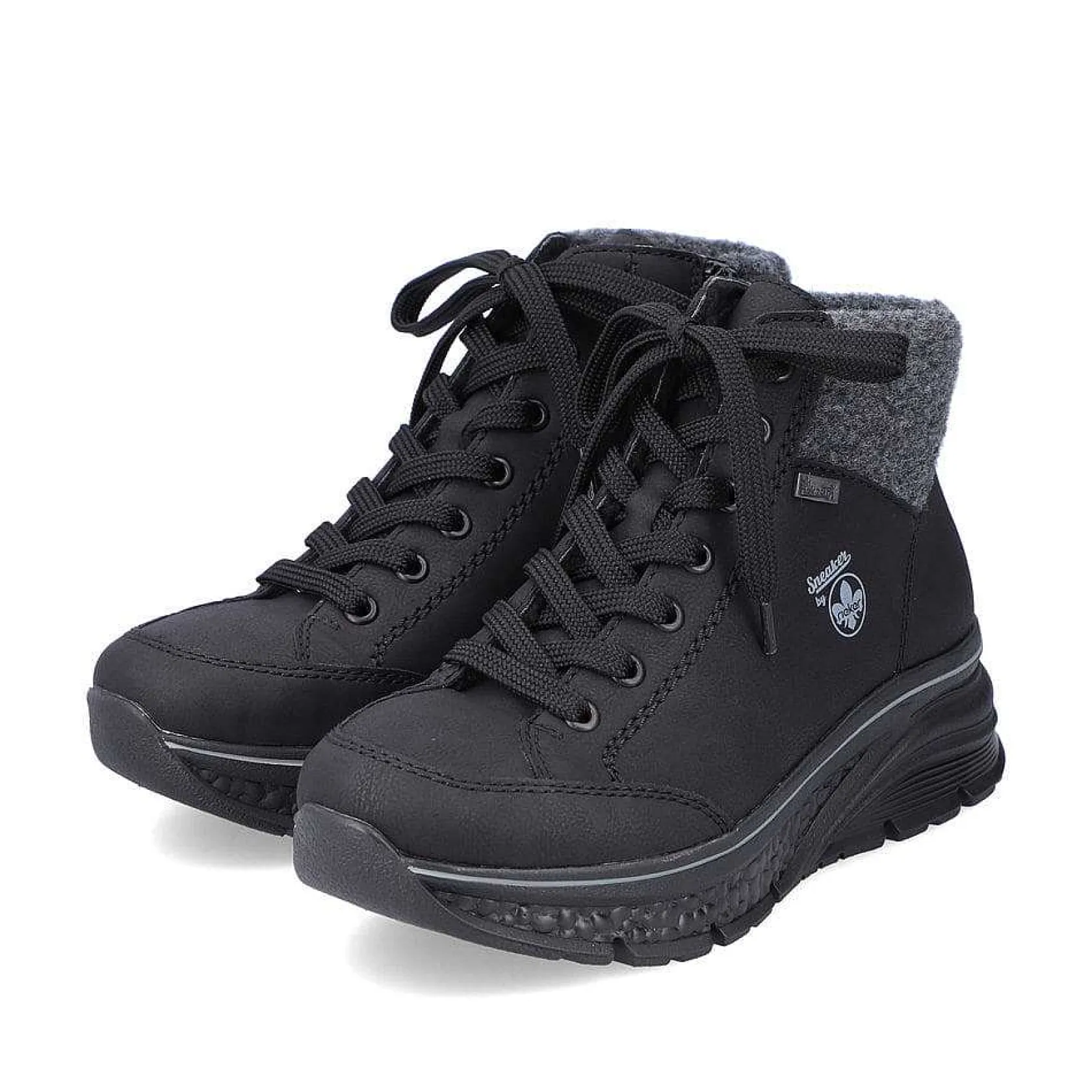 Rieker Sneakers-Women'S Sneaker High Deep Black