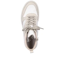Rieker Sneakers-Women'S Sneaker High Swan White Beige