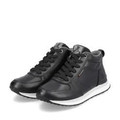 Rieker Sneakers-Women'S Sneaker High Deep Black