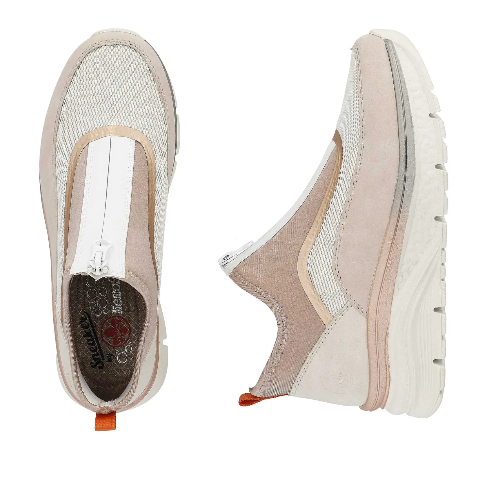 Rieker Colorful Styles-Women'S Sneaker High Soft Pink