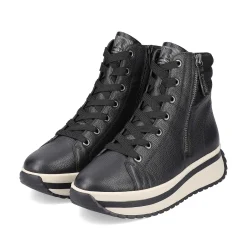 Rieker Sneakers-Women'S Sneaker High Steel Black