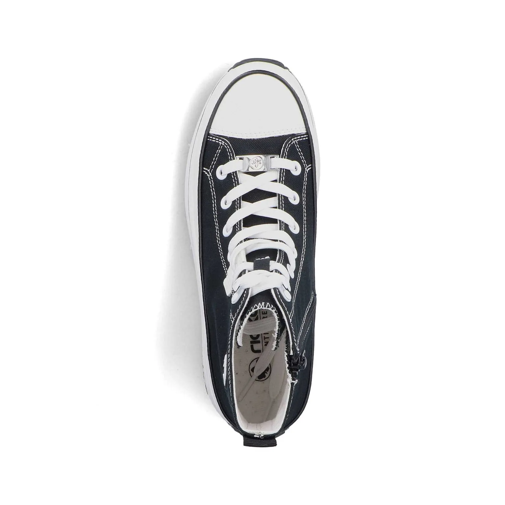 Rieker Vegan-Women'S Sneaker High Deep Black