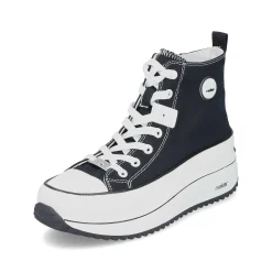 Rieker Vegan-Women'S Sneaker High Deep Black