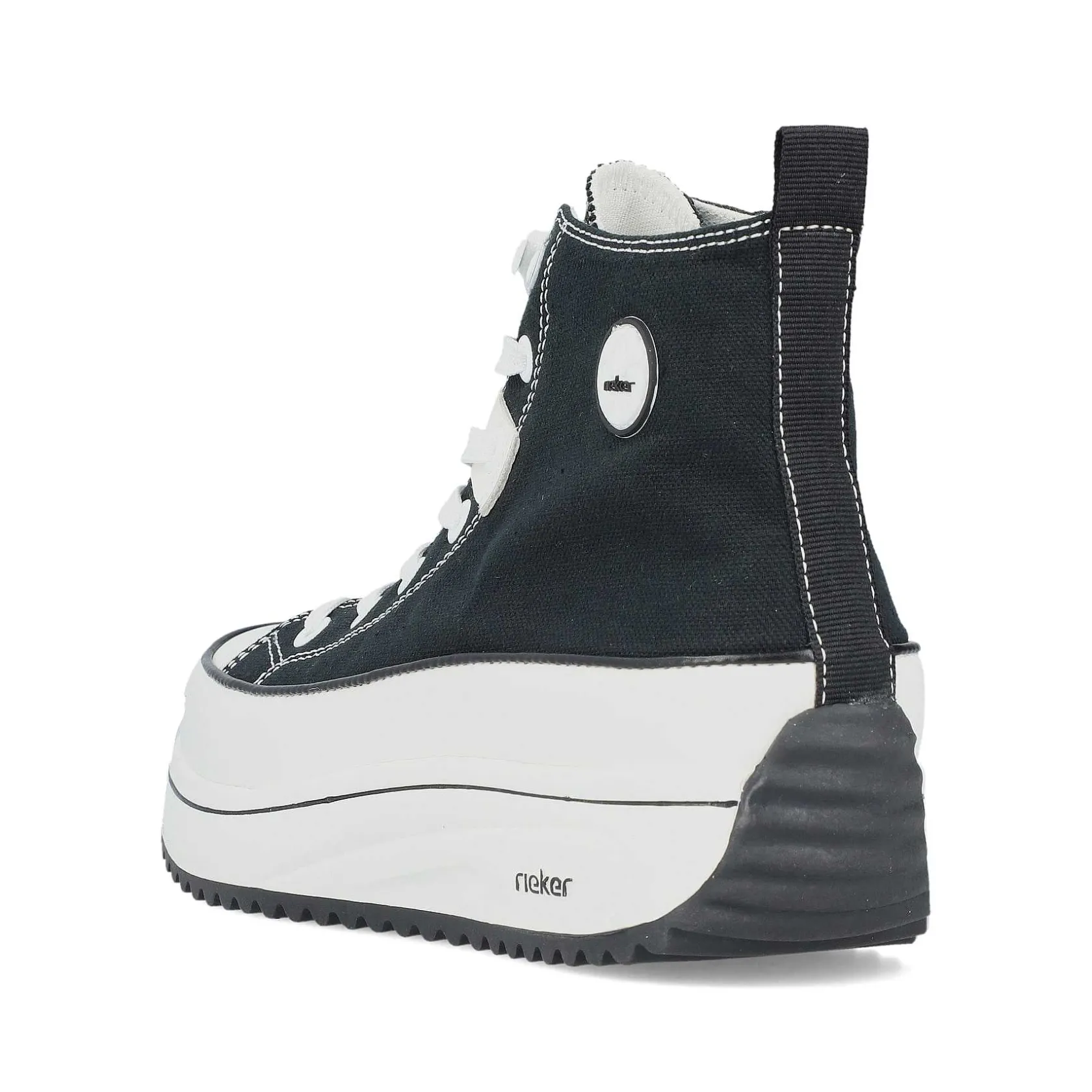 Rieker Vegan-Women'S Sneaker High Deep Black