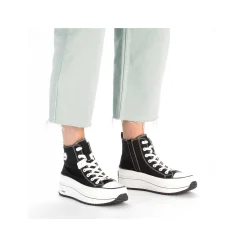 Rieker Vegan-Women'S Sneaker High Deep Black