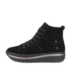 Rieker Sneakers-Women'S Sneaker High Deep Black